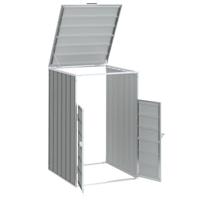 Containerberging voor 1 container 72x81x115 cm staal grijs - thumbnail