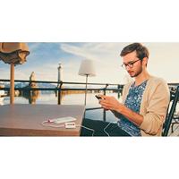 Data en Oplaadkabel USB A Male - Apple Lightning 1.00 m Wit - thumbnail