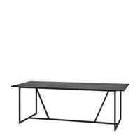 Eettafel Silas eiken zwart - thumbnail