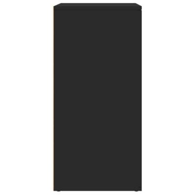 Dressoir 79x38x80 cm bewerkt hout zwart