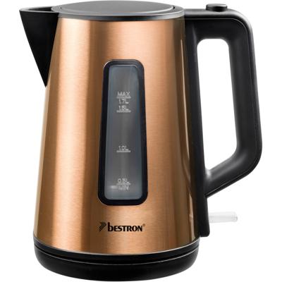 Bestron AWK1000CO Waterkoker 1.7L 2200W Koper/Zwart - thumbnail