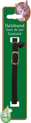 Kattenhalsband elastisch zwart Kitten-en-kattenhalsbanden Gebr. de Boon - Gebr de boon