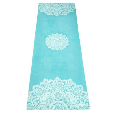 Yoga Design Lab Yogamat Handdoek - Mandala Turkoois