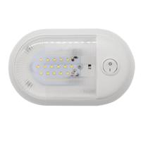 D4348 10-24V 3-3.5 W 4000-4500K 280LM RV jacht 24 STKS LED lampen Dome licht plafond lamp met onafhankelijke Schakelbediening - thumbnail