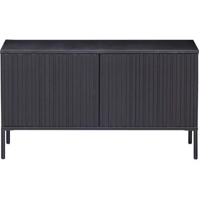 WOOOD TV-meubel 'New Gravure' Grenen, 100cm, kleur Zwart