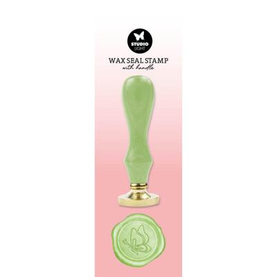 Studio Light • essentials tools wax stamp with handle green butterfly
