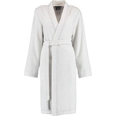 Cawö Cawö Dames Badjas 1214 Weiss-silber 44