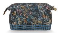 Pip Studio Pip Studio Cooper Cosmetic Purse Large Tutti i Fiori Blue 26x18x12cm - thumbnail