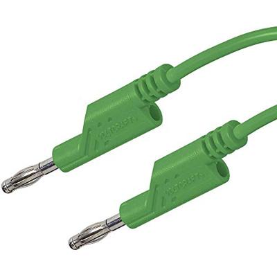VOLTCRAFT Meetsnoer Banaanstekker 4 mm Banaanstekker 4 mm 1.00 m Groen 1 stuk(s)