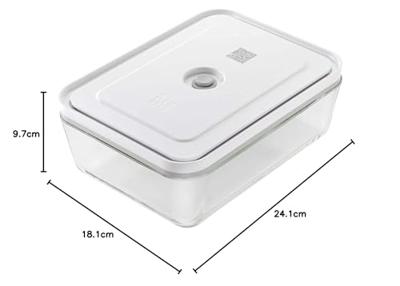Zwilling Vacuüm Vershoudbakje Fresh & Save - Glas - 24 x 18 x 10 cm / 2 liter Zwilling Vacuüm Vershoudbakje Fresh & Save - Glas - 24 x 18 x 10 cm / 2 liter