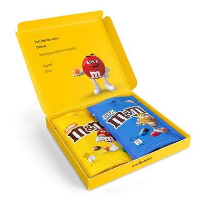 Gepersonaliseerde M&M&apos;s giftbox met chocolade