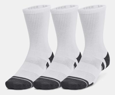 Under Armour 3 Paar sokken (Wit, 42-47,5)