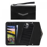 Mobilize 2in1 Elegant Magnet Clutch Apple iPhone 11 Pro Black Croco - thumbnail