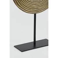 Ornament on base 35x10x56 cm RAWAS r ant brnz circle-mt blck - thumbnail