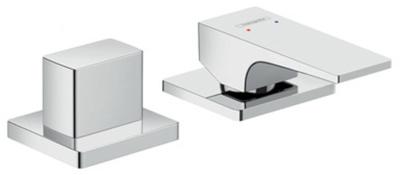 Hansgrohe Metropol 2-gats badrandmengkraan chroom Hansgrohe Metropol 2-gats badrandmengkraan chroom