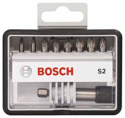 Bosch Accessoires Bitset | Extra Hard S2 | Robustline | 9-delig | 2607002561 - 2607002561