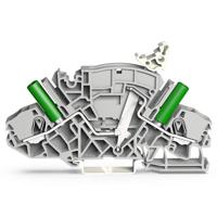 WAGO 2007-8811/044-000 Scheidings- en meetklem 2-etages 8 mm Push-In-klem Grijs 20 stuk(s) - thumbnail