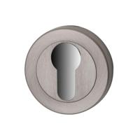 Hardbrass Nika cilinderrozetten - mat nikkel - thumbnail