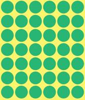 Avery Ronde etiketten diameter 18 mm, groen, 1.056 stuks - thumbnail