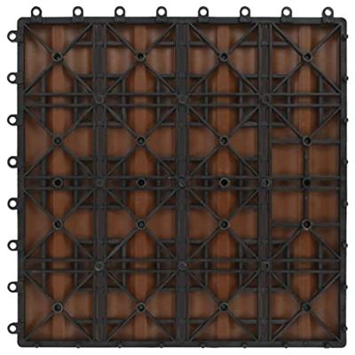 Terrastegels diep relif 30x30 cm 1 m HKC lichtbruin 11 st - thumbnail