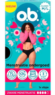 OB Menstruatie Ondergoed Classic M/L
