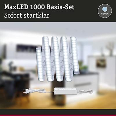 Paulmann MaxLED 1000 70671 LED-strip basisset Met connector (male) 24 V 1.5 m Daglichtwit 1 stuk(s) Paulmann MaxLED 1000 70671 LED-strip basisset Met connector (male) 24 V 1.5 m Daglichtwit 1 stuk(s)
