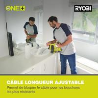 Ryobi Accu-Ontstopper R18DA-0 pijp reinigingsapparaat - thumbnail