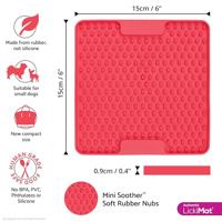 Voerbak voor honden Lickimat Roze TPR - thumbnail