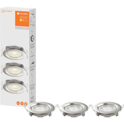LEDVANCE 4058075617780 LED-inbouwlamp Set van 3 stuks LED LED vast ingebouwd 4.9 W Wit LEDVANCE 4058075617780 LED-inbouwlamp Set van 3 stuks LED LED vast ingebouwd 4.9 W Wit