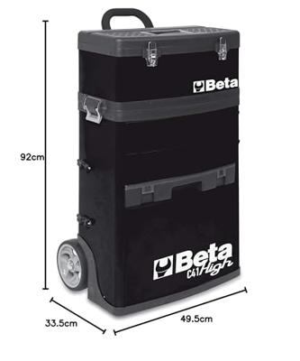 Beta Trolley twee-delig C41H-N | Zwart - 041000005 Beta Trolley twee-delig C41H-N | Zwart - 041000005