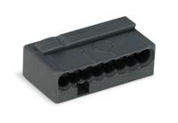 WAGO 243-208 243-208 2430208 Lasklem Flexibel: 0.6- Massief: -0.8 mm² Aantal polen: 8 1 stuk(s) Donkergrijs - thumbnail