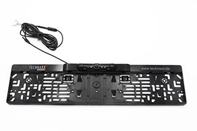 Technaxx Draadloos Omkeren Camera Systeem in Kentekenplaat Houder met IR LED voor Nachtzicht TX-171