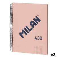 Notitieboekje Milan 430 Roze - thumbnail