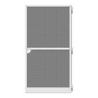 Muggennet Schellenberg Deur Glasvezel Aluminium Wit (100 x 210 cm) - thumbnail