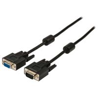 VGA monitor verlengkabel - CU koper aders / zwart - 20 meter - thumbnail