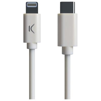 Kabel USB-C naar Lightning KSIX MFI (1 m) Wit Kabel USB-C naar Lightning KSIX MFI (1 m) Wit