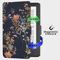 Lunso - Kobo Clara 2E hoes (6 inch) - Vegan Saffiano Leren sleep cover - Urban Park - thumbnail