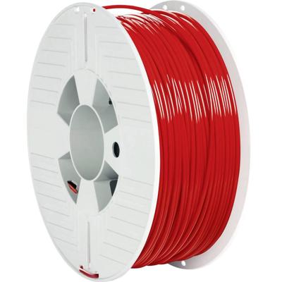 Verbatim 55330 55330 Filament PLA kunststof 2.85 mm 1000 g Rood 1 stuk(s) Verbatim 55330 55330 Filament PLA kunststof 2.85 mm 1000 g Rood 1 stuk(s)