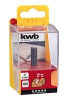 Gleuffrees HSS 8.0 mm blister KWB - Kwb - thumbnail