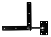 Waelbers Verstelbaar Poortbeslag LINKS L=300mm ZWART - 1 Stuk(s) - 578093.01 - thumbnail