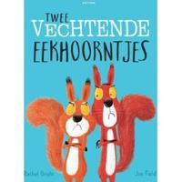 Twee vechtende eekhoorntjes - thumbnail
