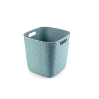 Curver Softex opbergmand Cube 15 liter blauw-groen - thumbnail