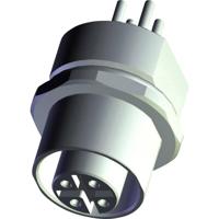 TE Connectivity T4131512041-000 Sensor/actuator inbouwconnector M12 Aantal polen (sensoren): 4 Bus, inbouw 1 stuk(s) - thumbnail
