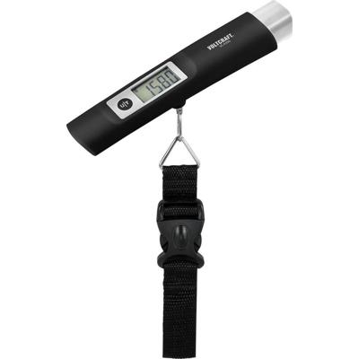 VOLTCRAFT VC-KS50 Kofferweegschaal Weegbereik (max.) 50 kg Resolutie 10 g Zwart, Lichtgrijs VOLTCRAFT VC-KS50 Kofferweegschaal Weegbereik (max.) 50 kg Resolutie 10 g Zwart, Lichtgrijs
