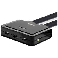 LINDY KVM-switch HDMI Muis, Toetsenbord 3840 x 2160 Pixel - thumbnail