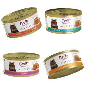Cadilo Daily Delights - gelei smakenmix - natvoer kat (12 x 70 g) 2 verpakkingen (24 x 70g) Cadilo Daily Delights - gelei smakenmix - natvoer kat (12 x 70 g) 2 verpakkingen (24 x 70g)