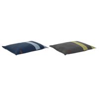 Hondenbed DKD Home Decor 90 x 10 x 70 cm 90 x 70 x 10 cm Grijs Blauw 2 Stuks - thumbnail
