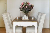 Eettafel DKD Home Decor Bruin Beige Paulownia hout 160 x 80 x 79 cm - thumbnail