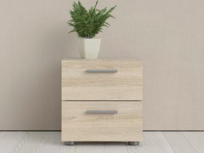Nachtkastje POPEI 2 lades eik Nachtkastje POPEI 2 lades eik