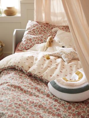 Set dekbedovertrek + kussensloop voor kinderen GIPSY Oeko-Tex¨ beige /meerkleurig